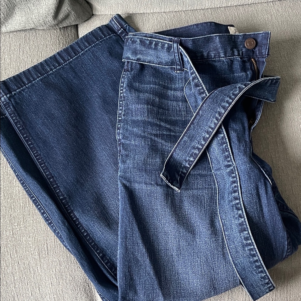 J. Crew Rayner Wide Leg Crop Jeans
